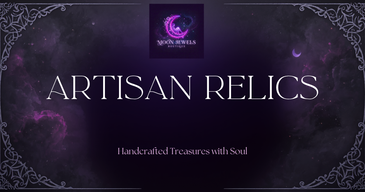Artisan Relics — Handcrafted jewelry, clothing, bags and plushies by Moon Jewels Boutique