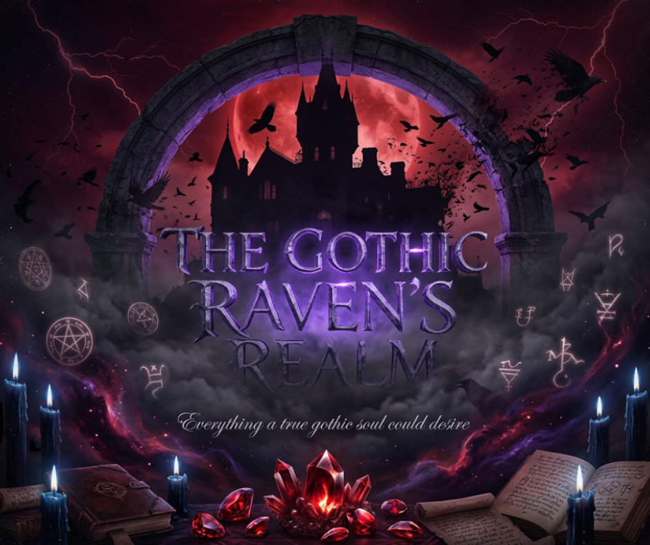 The Gothic Raven's Realm — Gothic clothing, jewelry, home decor, curiosities, and books at Moon Jewels Boutique