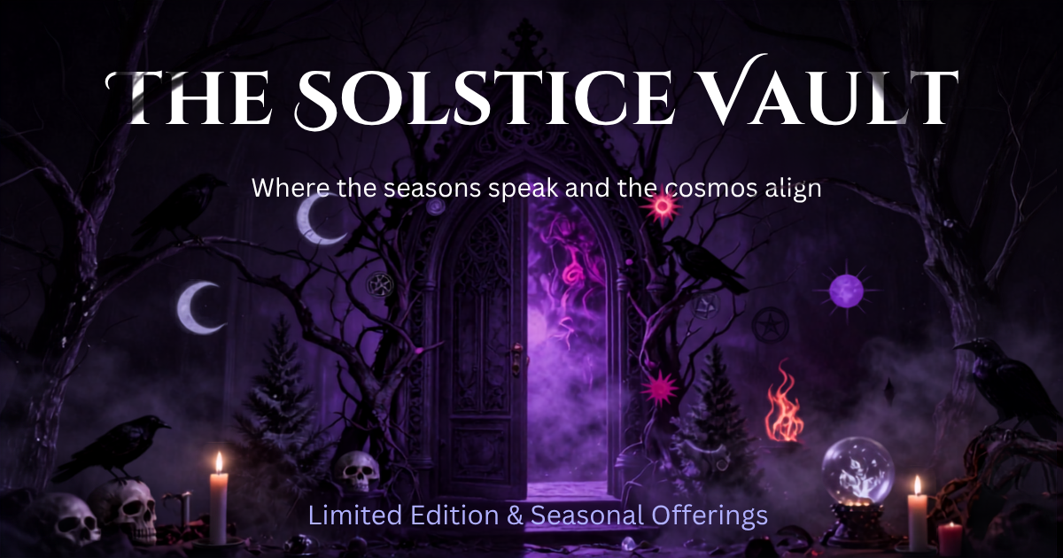 The Solstice Vault — Limited edition seasonal and holiday drops at Moon Jewels Boutique