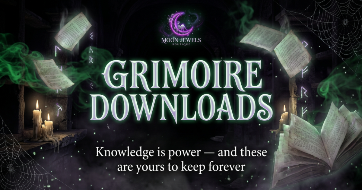 Grimoire Downloads — Premium digital downloads at Moon Jewels Boutique
