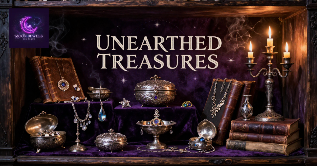 Unearthed Treasures — Curated secondhand and vintage finds at Moon Jewels Boutique