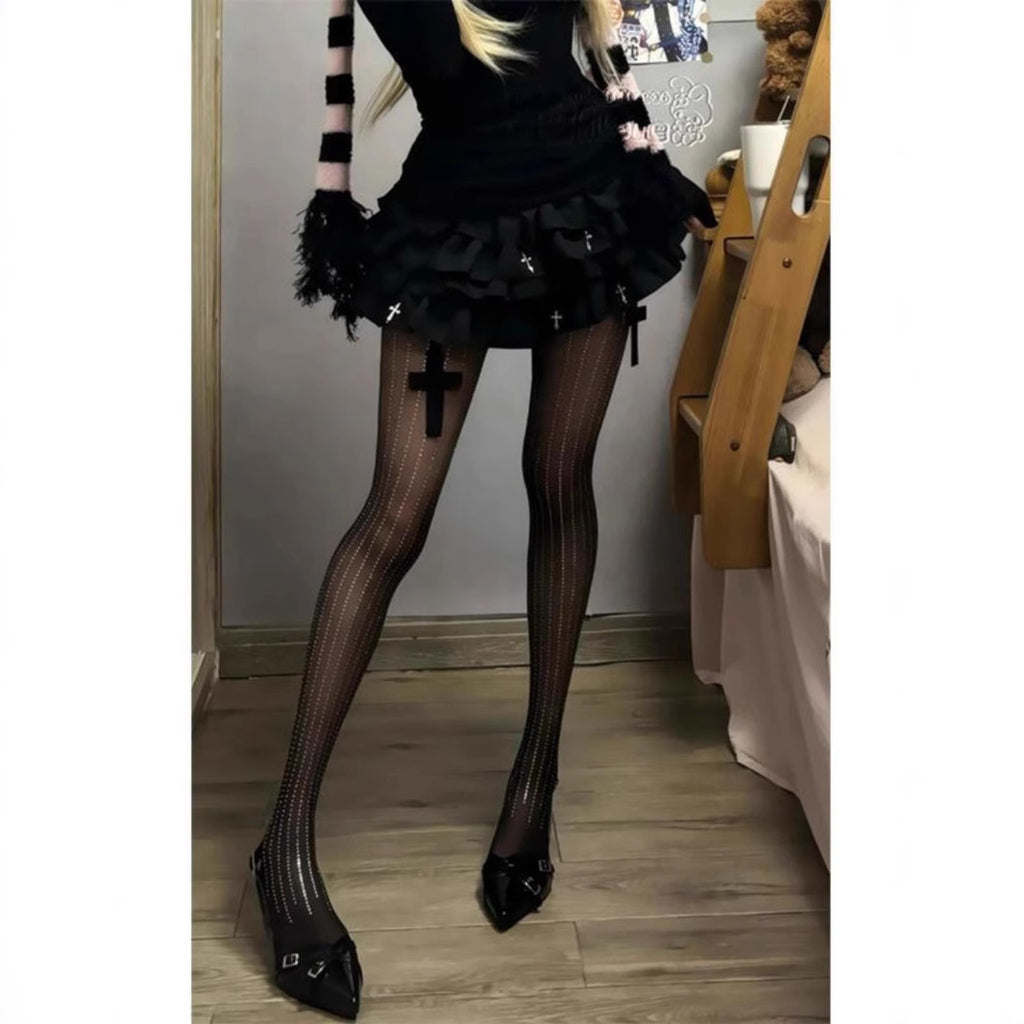 Gothic Puff Bubble Mini Skirt
