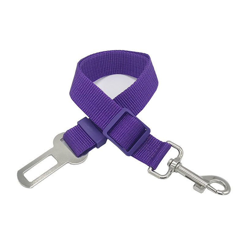 Adjustable Pet Car Safety Belt — Dog Seat Belt Tether