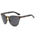 Women Gothic Sunglasses Skull Frame Metal Temple High Quality Sun glasses