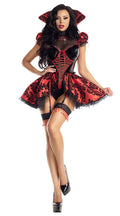 Gothic Queen Vampire Witch Jumpsuit | Halloween Party & Nightclub Performance Costume