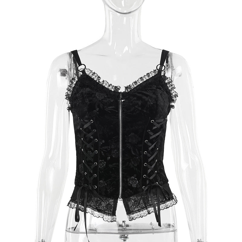 Gothic Rose Halter Top
