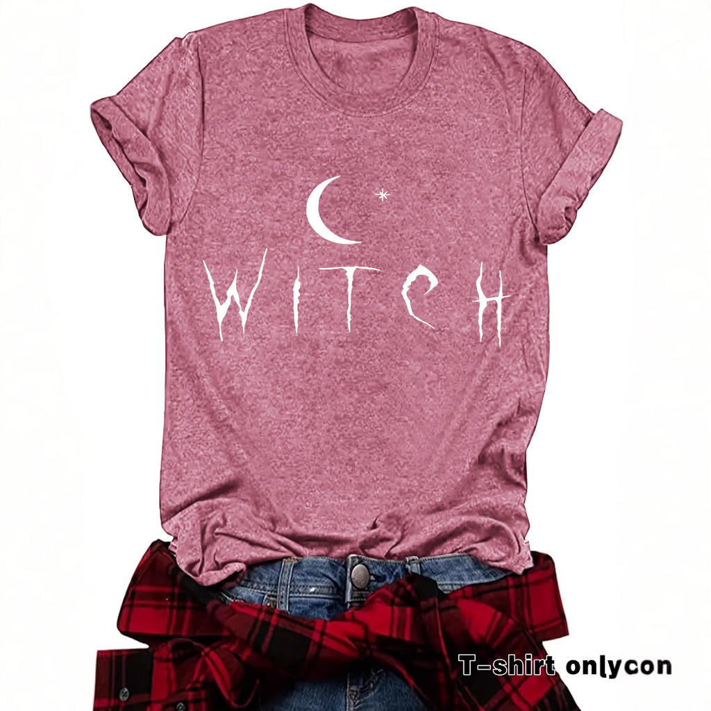 🌙 Witch Moon Graphic Print Tee
