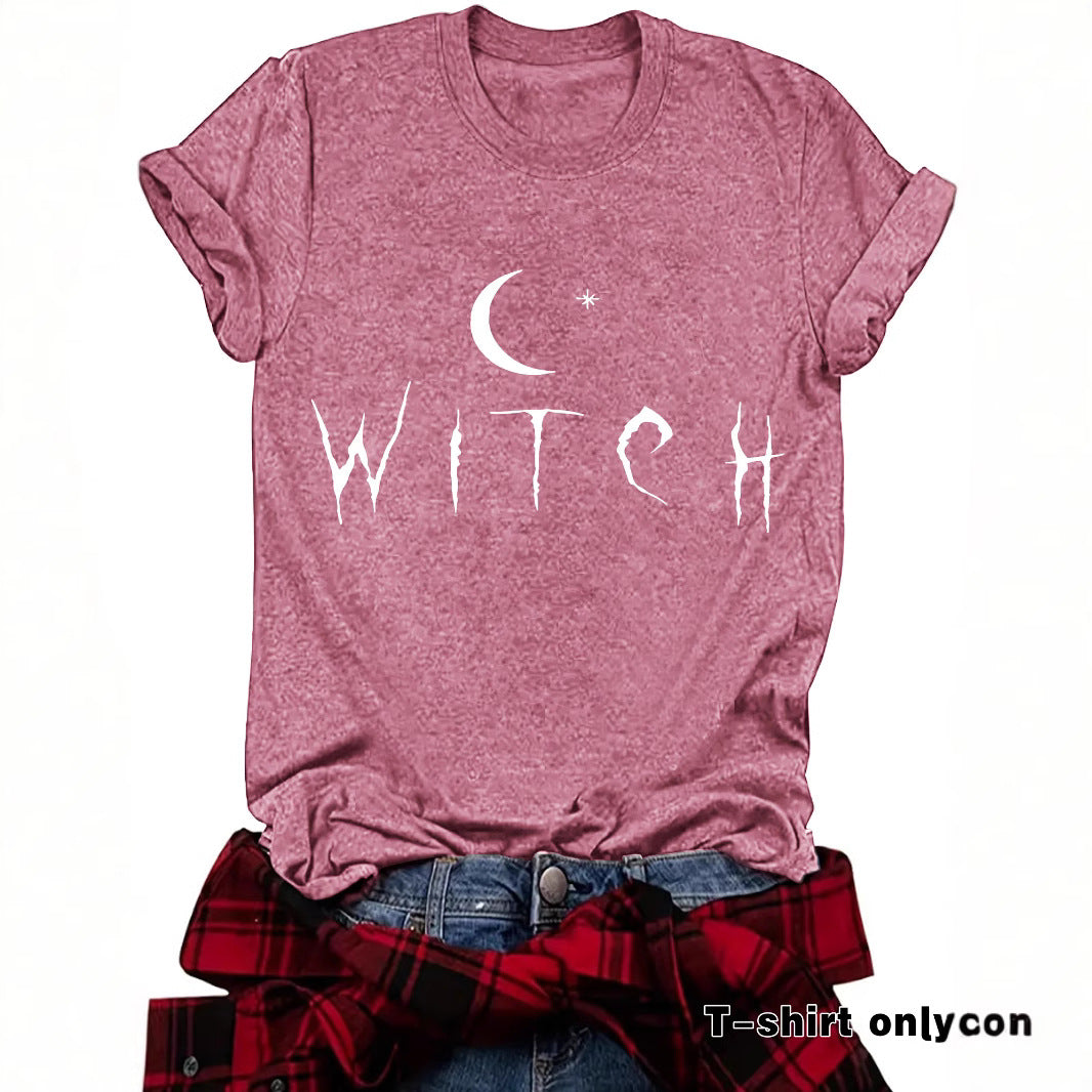 🌙 Witch Moon Graphic Print Tee