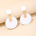 Geometric Acrylic Statement Earrings