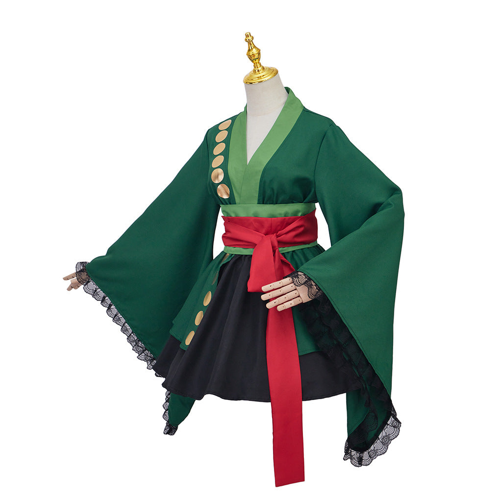 Zoro Two Years Later Cosplay Kimono Set