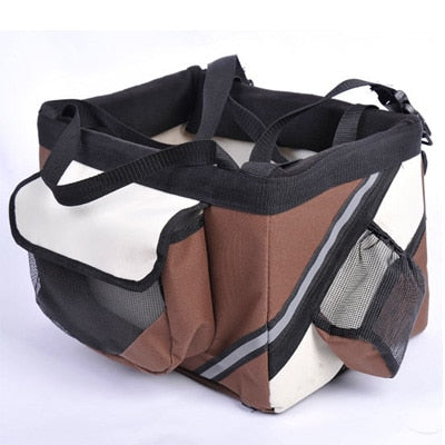 Portable Pet Bicycle Carrier Bag — Travel Basket for Small Dogs & Cats