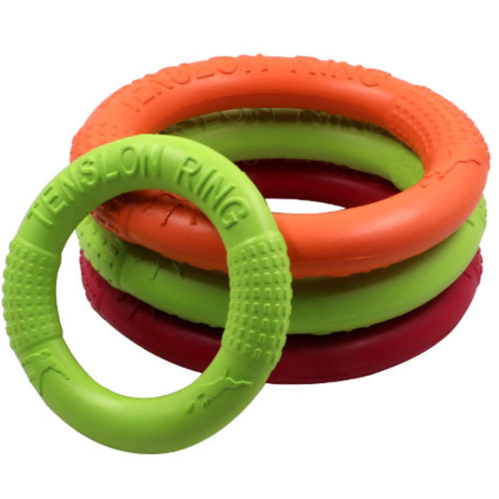 Dog Flying Disc — Interactive Rubber Training Frisbee