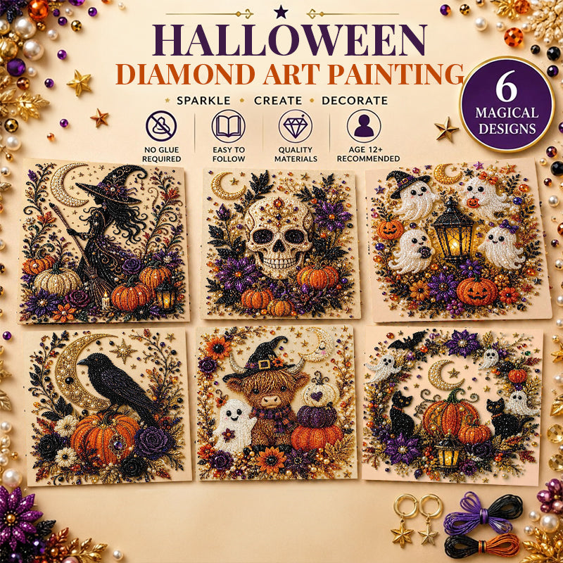 Halloween Diamond Art Gem Painting Kit