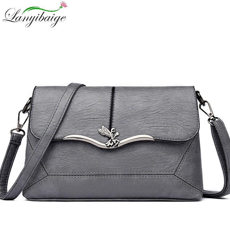 Soft Leather Tote & Crossbody Shoulder Bag | Women's Fashion Handbag | 7 Colors