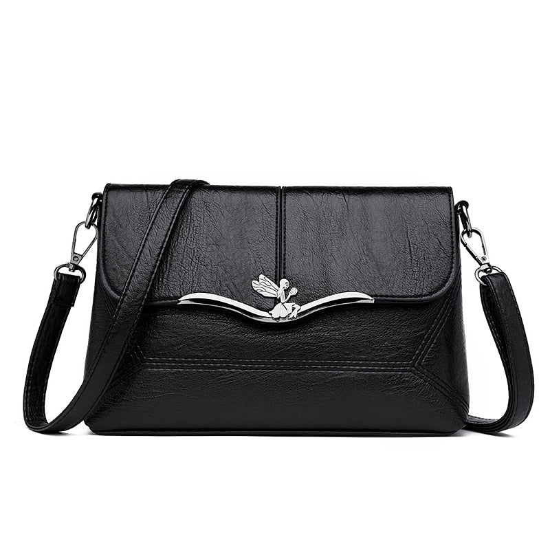 Soft Leather Tote & Crossbody Shoulder Bag | Women's Fashion Handbag | 7 Colors