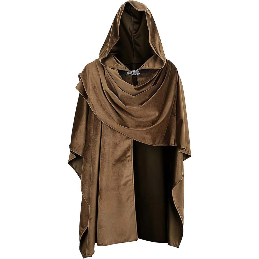 Medieval Knight Cosplay Cape | Gothic Halloween Renaissance Cloak in Wool or Fleece