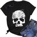 Gothic Skull Graphic T-Shirt – 3D Skeleton Print