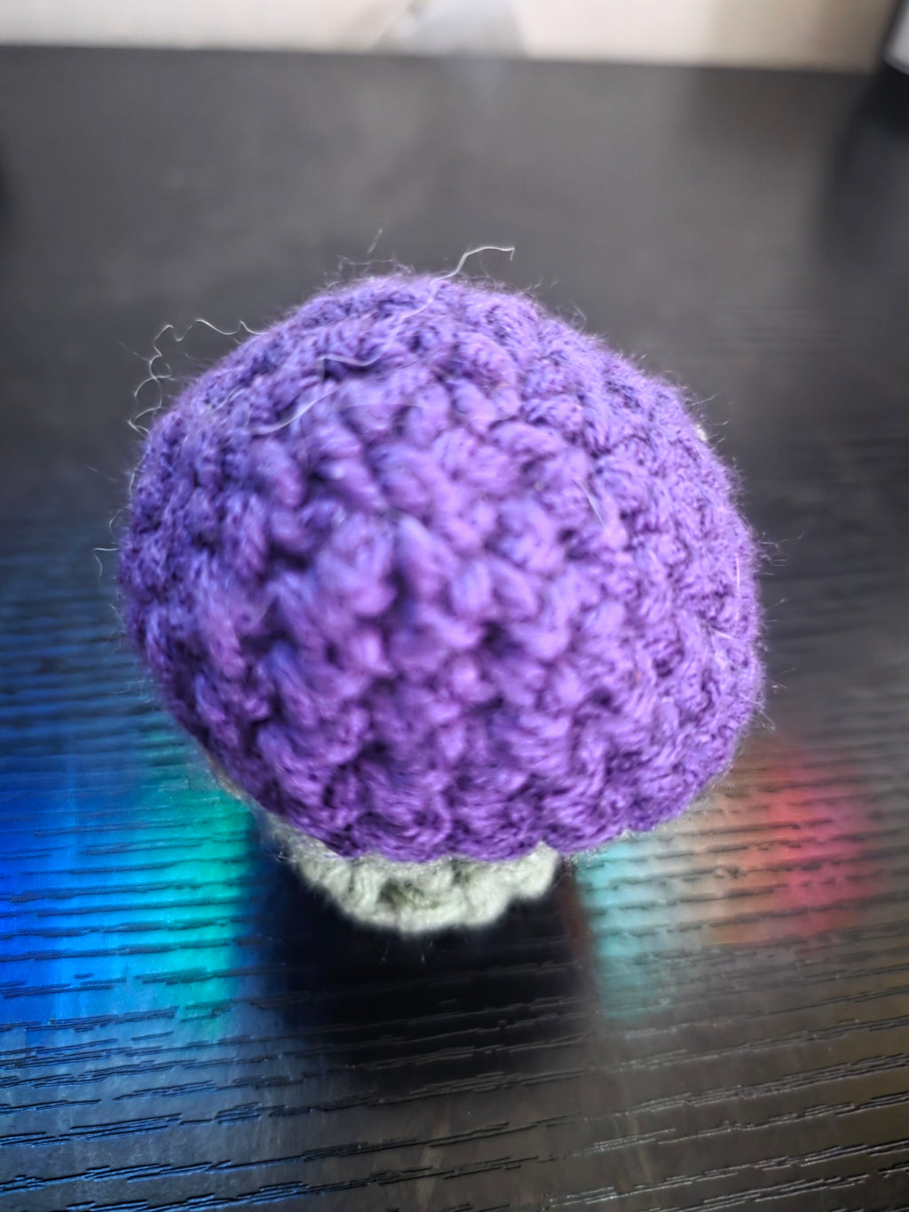 Handmade Crochet Mushroom Pop-It Fidget Toy