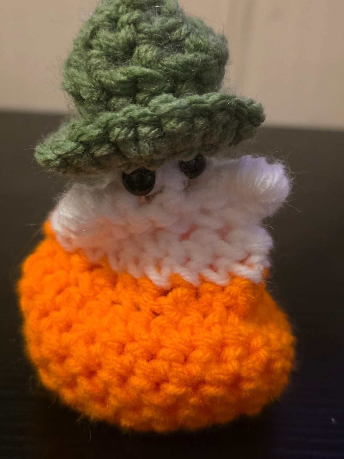 White Pumpkin Ghost Hand-Crocheted Pop-It