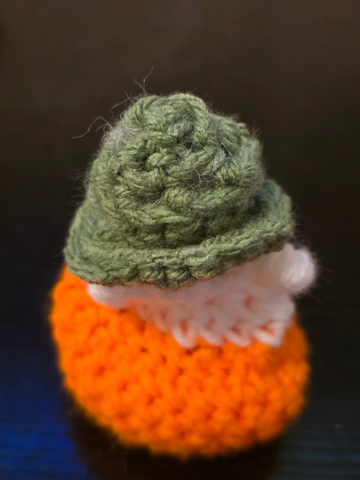 White Pumpkin Ghost Hand-Crocheted Pop-It