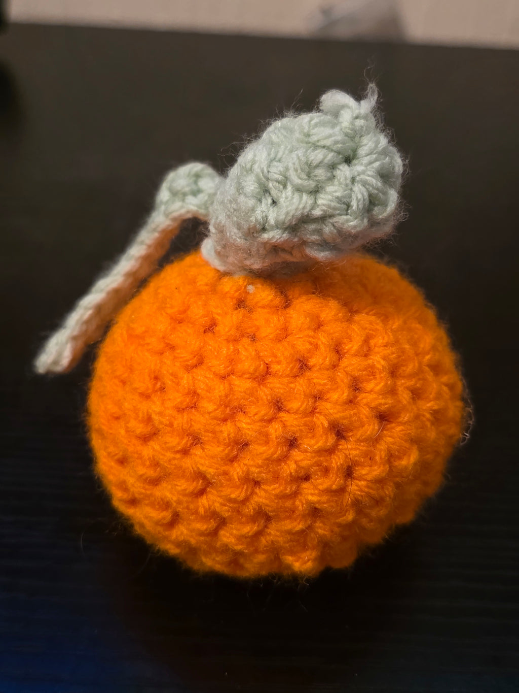 Small Hand-Crocheted Pumpkin Pop-It