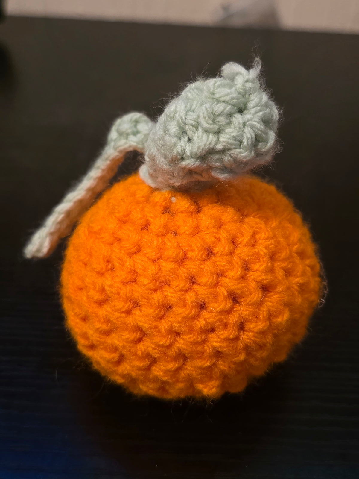 Small Hand-Crocheted Pumpkin Pop-It