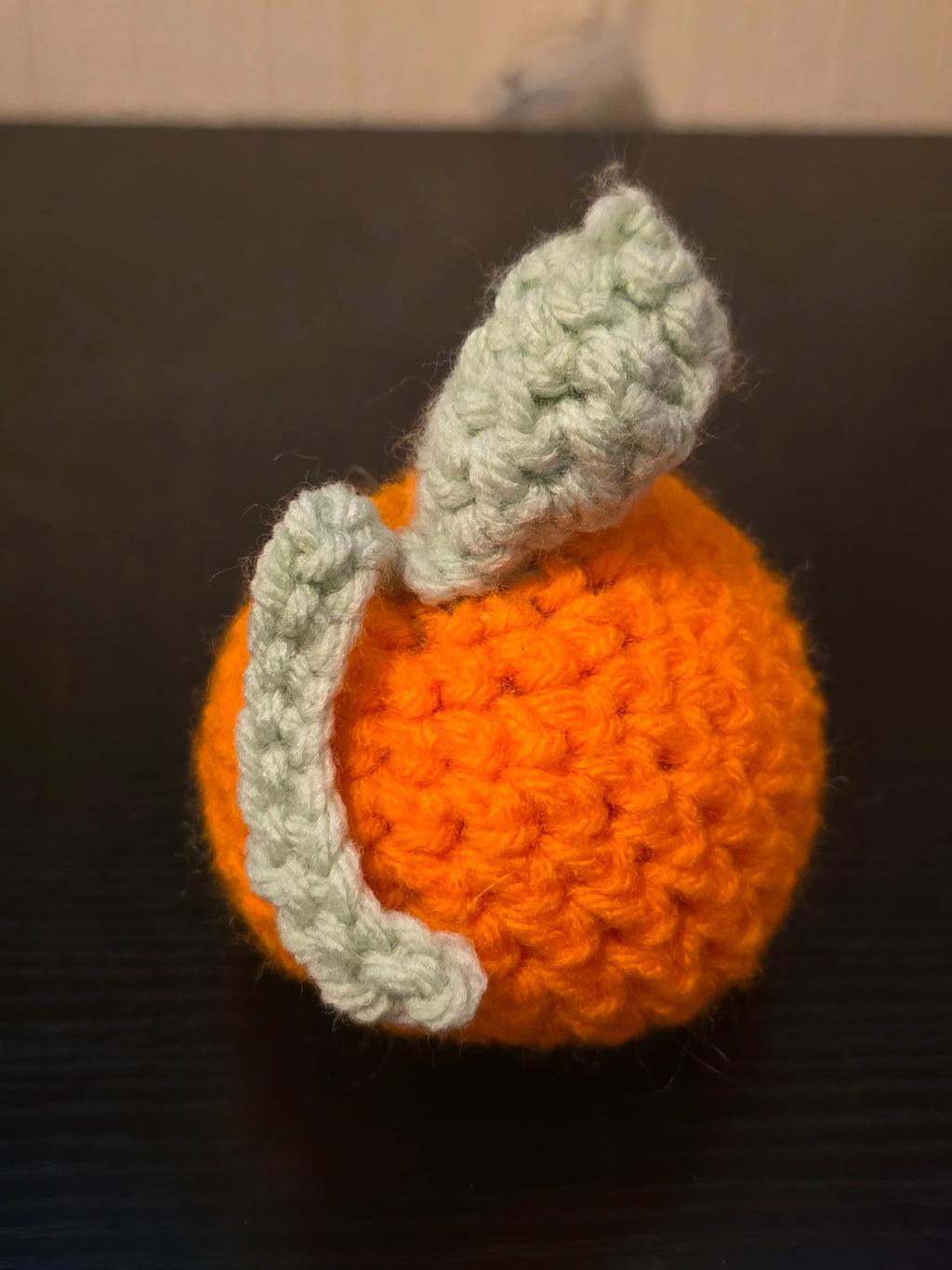Small Hand-Crocheted Pumpkin Pop-It