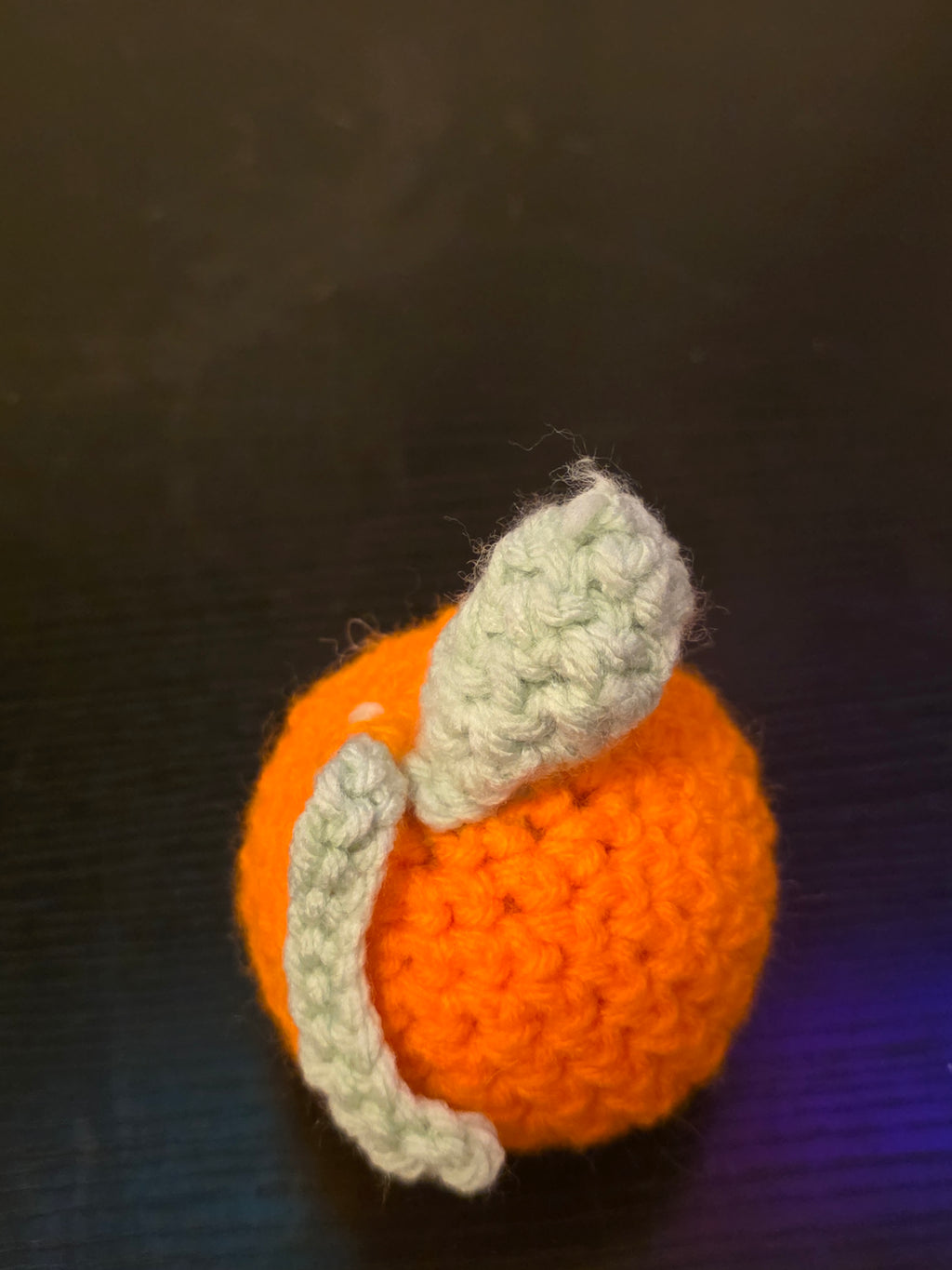 Small Hand-Crocheted Pumpkin Pop-It