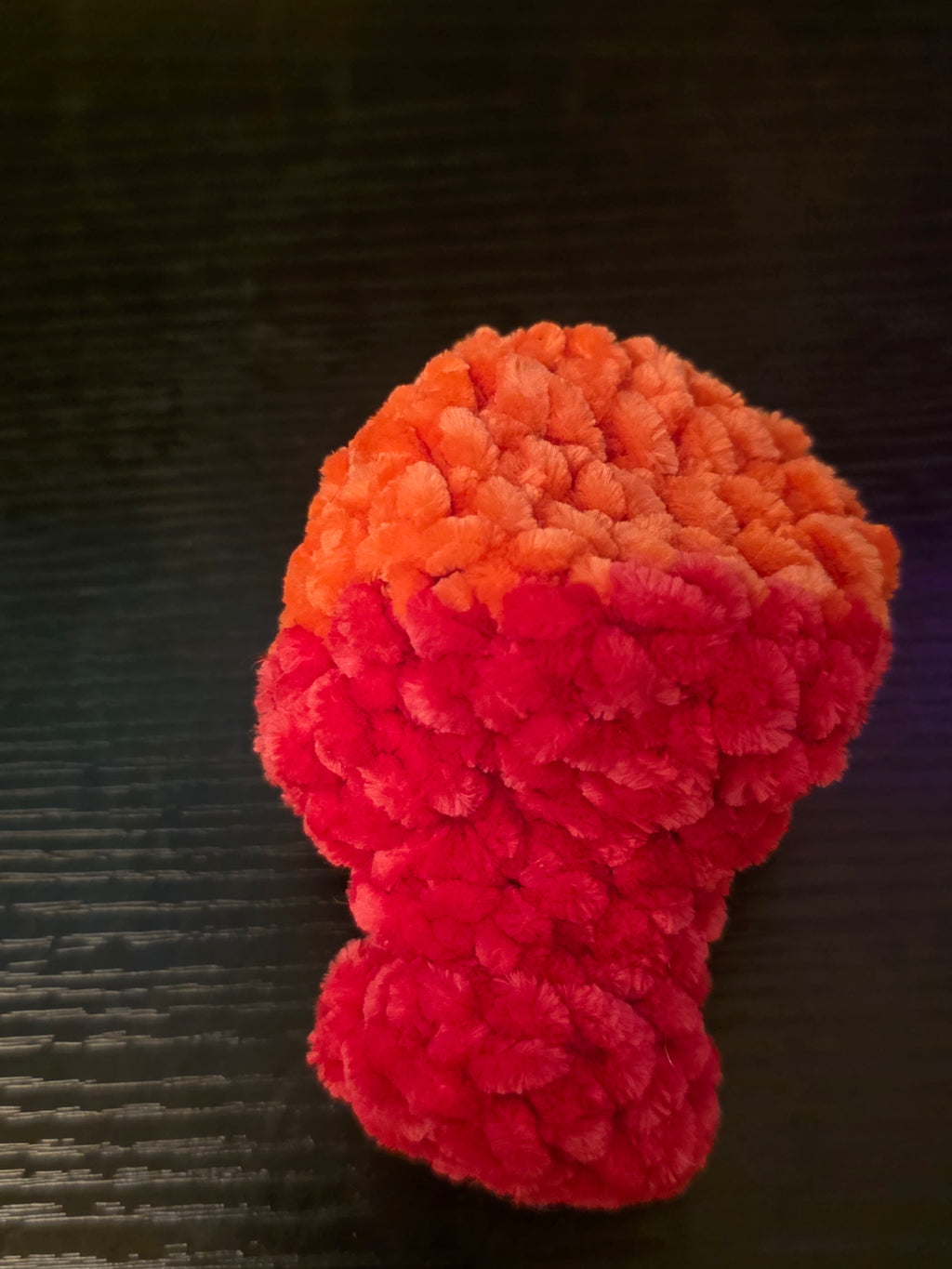 Pink Mushroom Handmade Cashmere Crochet Pop-It