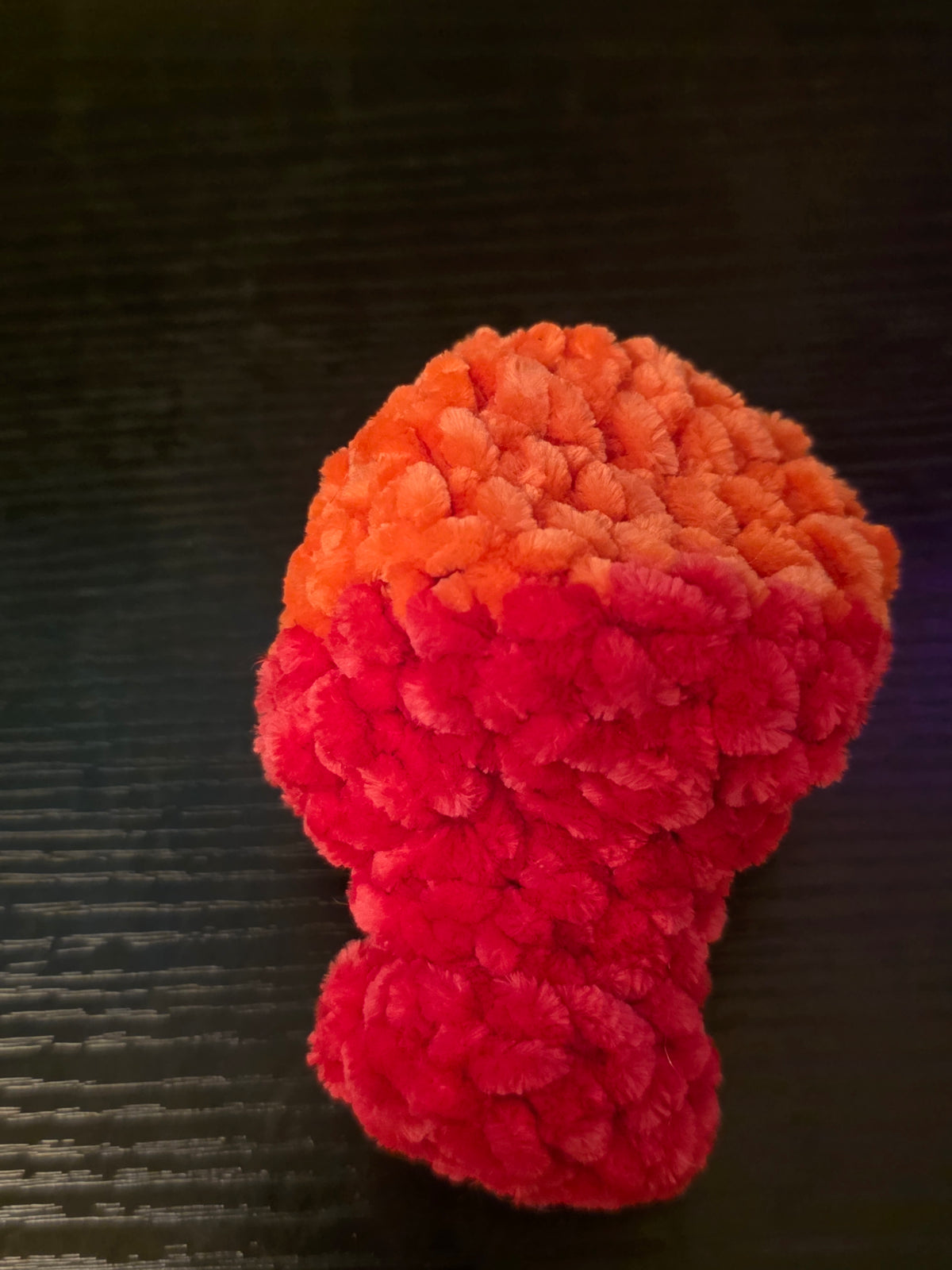 Pink Mushroom Handmade Cashmere Crochet Pop-It