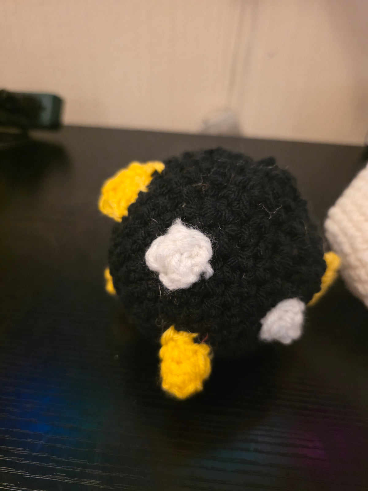 Black Chick in a Basket Handmade Plushie