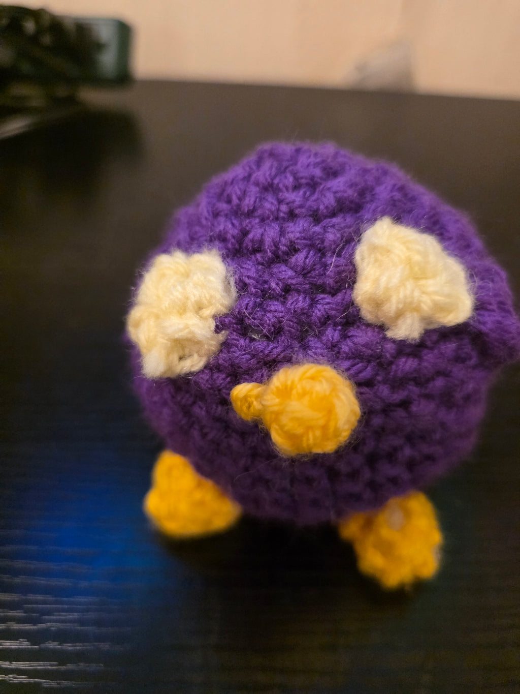 Chick in a Basket Handmade Plushie – Plum