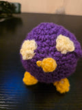 Chick in a Basket Handmade Plushie – Plum