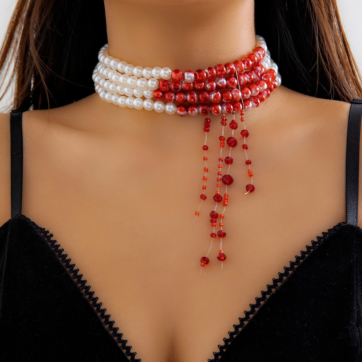 Gothic Pearl & Crystal Jewelry Collection