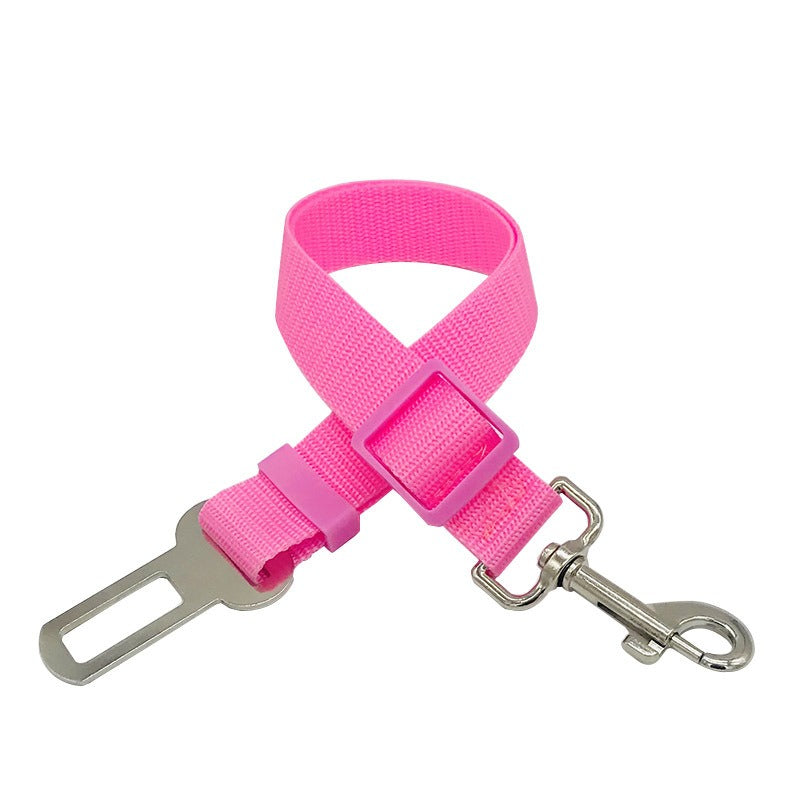Adjustable Pet Car Safety Belt — Dog Seat Belt Tether