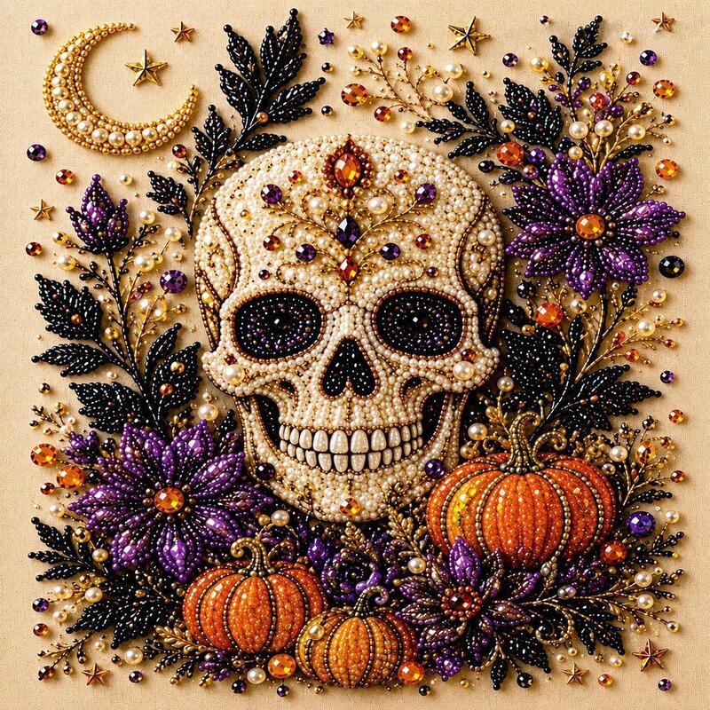 Halloween Diamond Art Gem Painting Kit