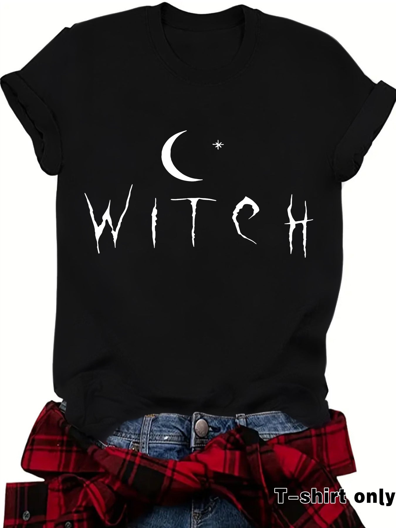 🌙 Witch Moon Graphic Print Tee