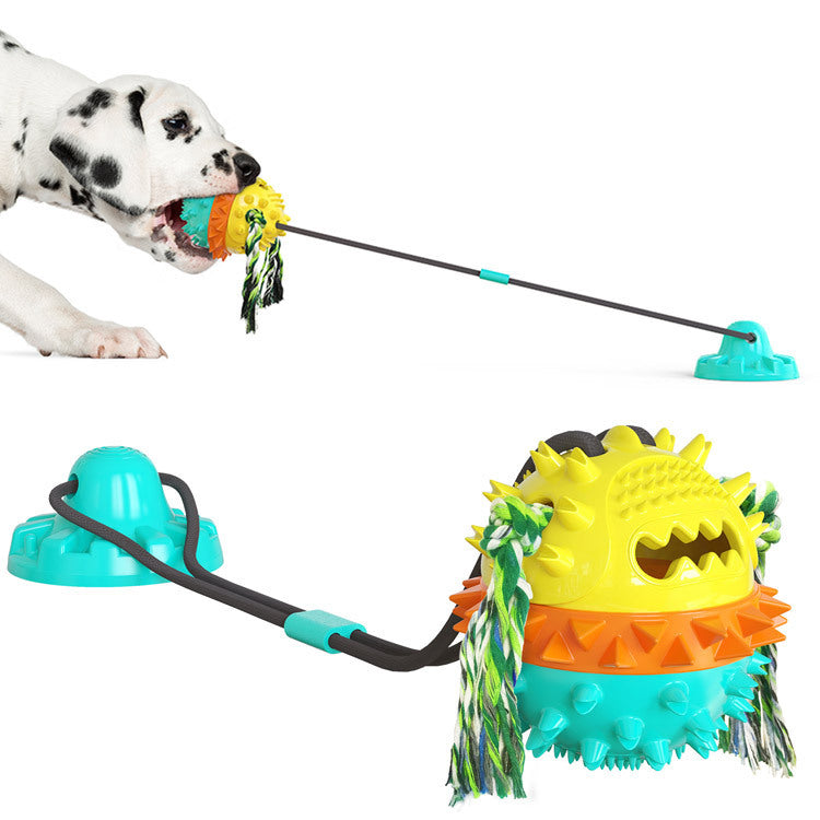 Suction Cup Dog Chew Toy — Molar Sound Ball
