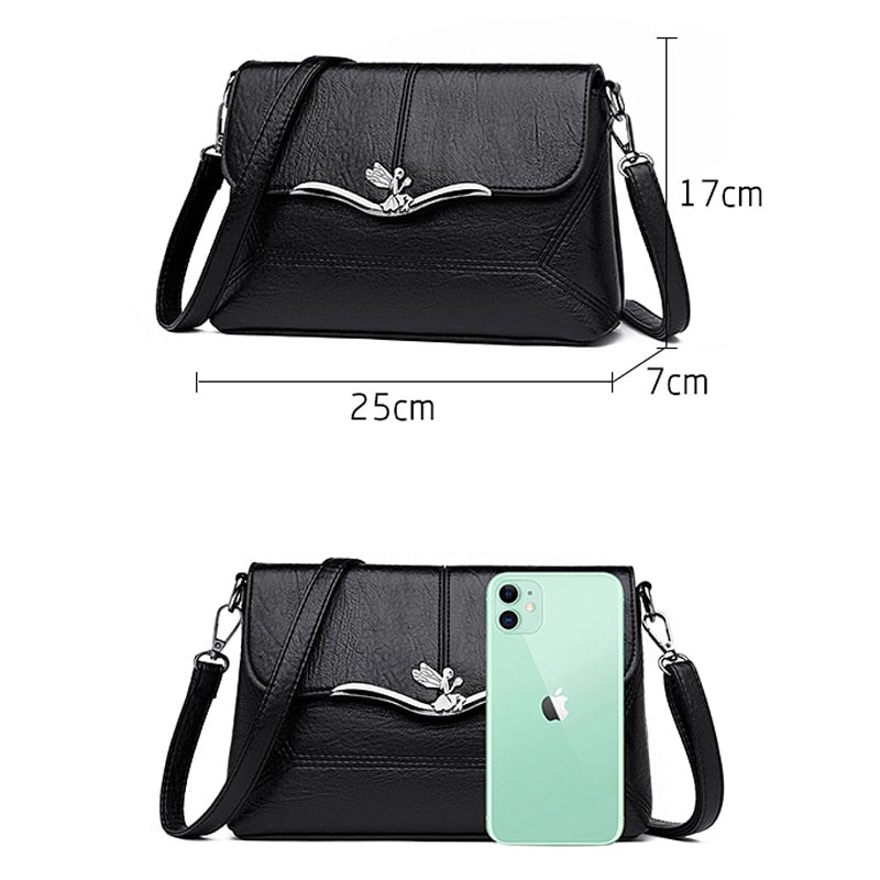 Soft Leather Tote & Crossbody Shoulder Bag | Women's Fashion Handbag | 7 Colors