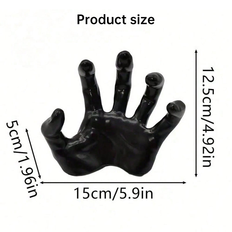 Gothic Spooky Hands & Bat Sticker Decor Kit