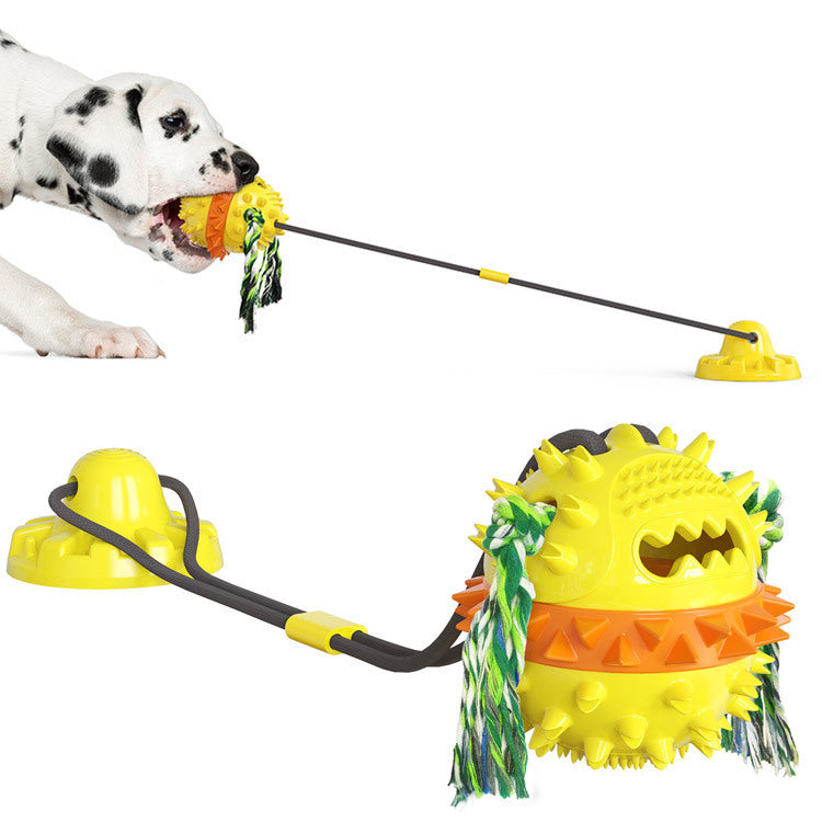 Suction Cup Dog Chew Toy — Molar Sound Ball