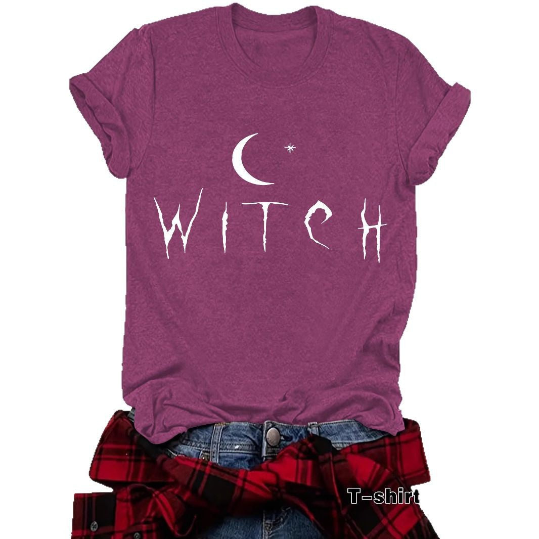 🌙 Witch Moon Graphic Print Tee