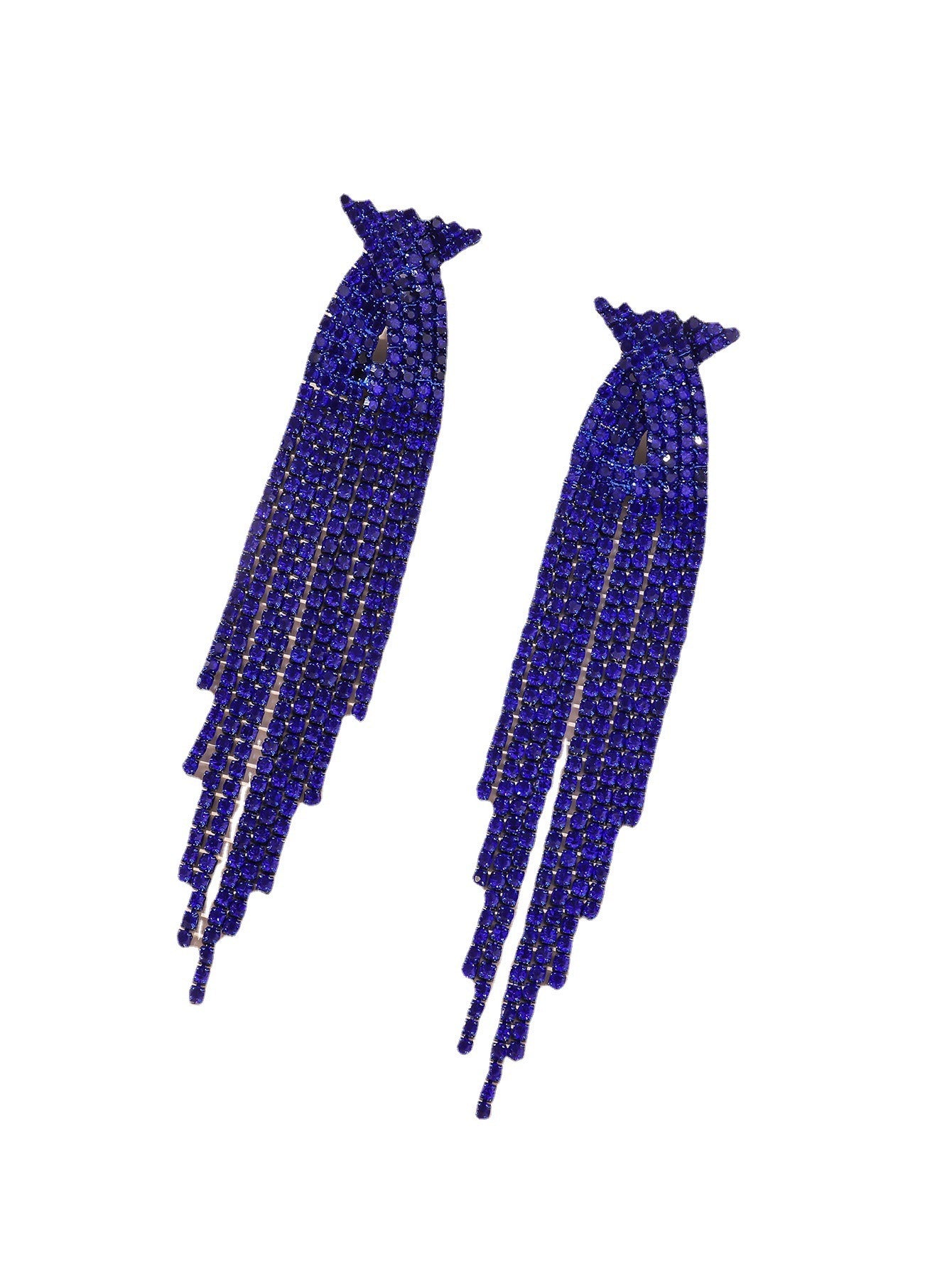 Jewelry Women's Earrings Stud Earrings Glass Rhinestone Claw Chain