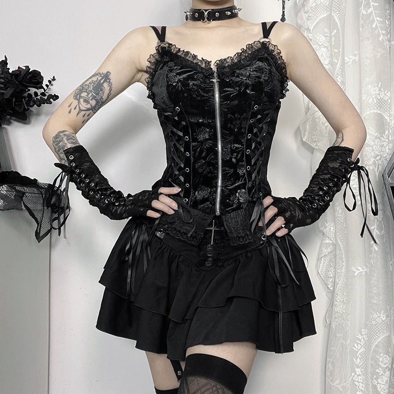Gothic Rose Halter Top