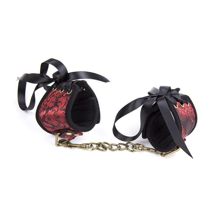 Red Ribbon Velcro Cuffs