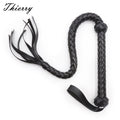Obsidian PU Leather Flogger Whip