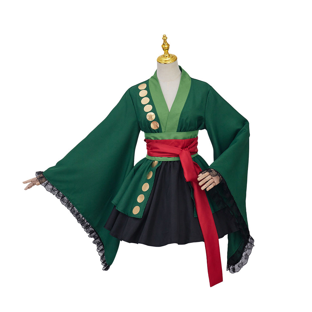 Zoro Two Years Later Cosplay Kimono Set