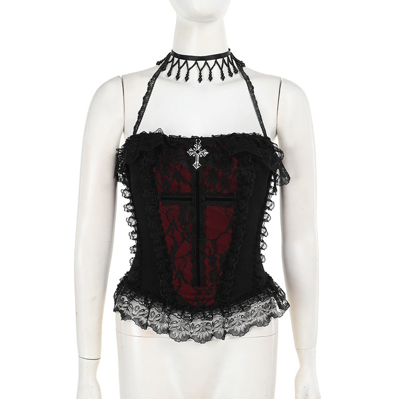 Gothic Black Swan Ballet Mini Skirt – Mesh Splice