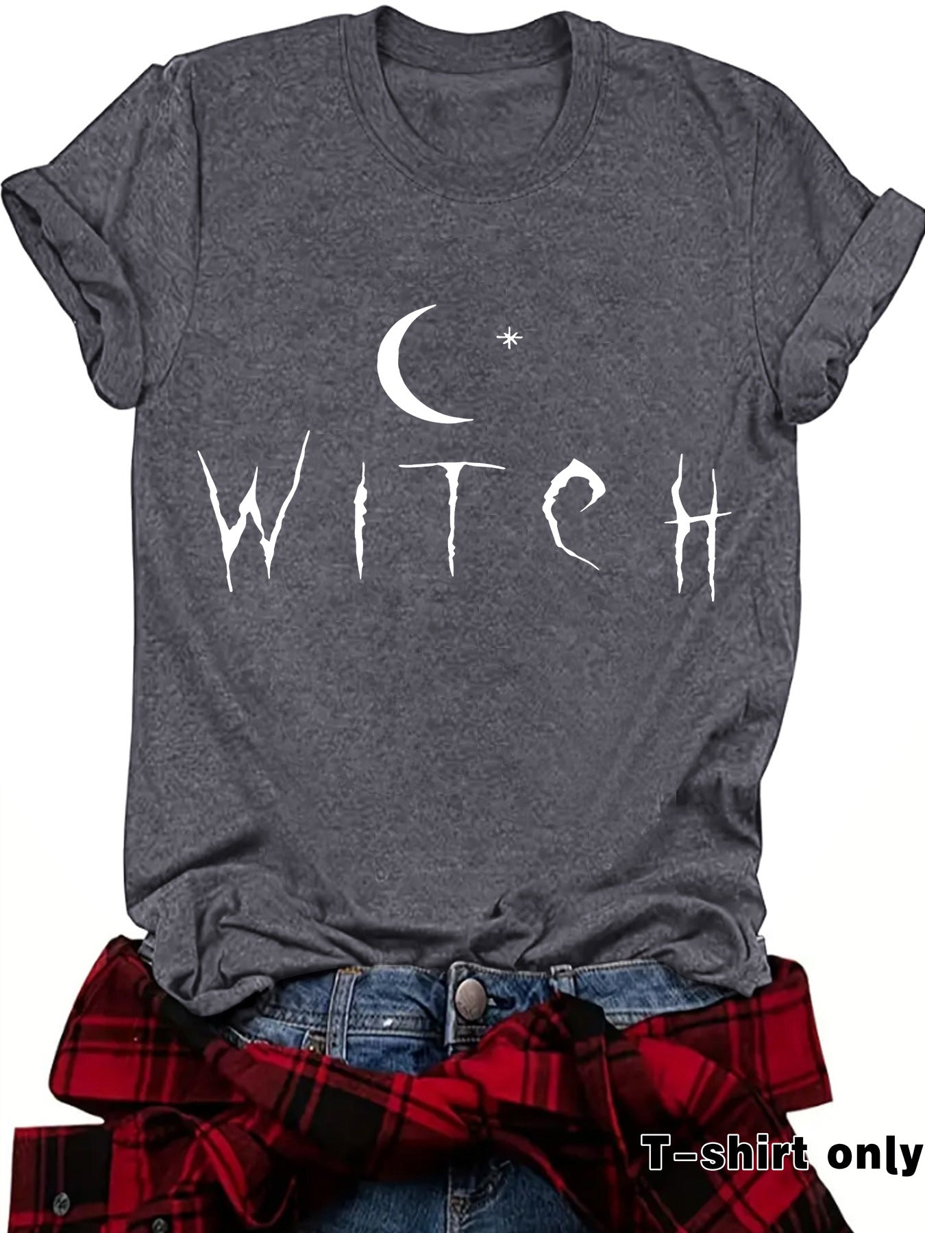 🌙 Witch Moon Graphic Print Tee