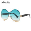 Gradient Five-Star Hollowed Metal Runway Sunglasses | Fashion Trend Eyewear | 7 Color Ways